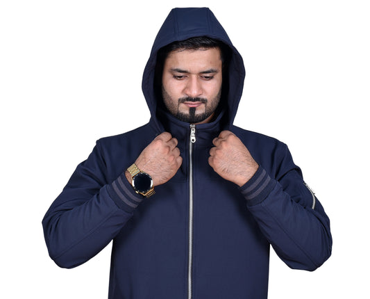 Navy Blue Soft Shell Jacket