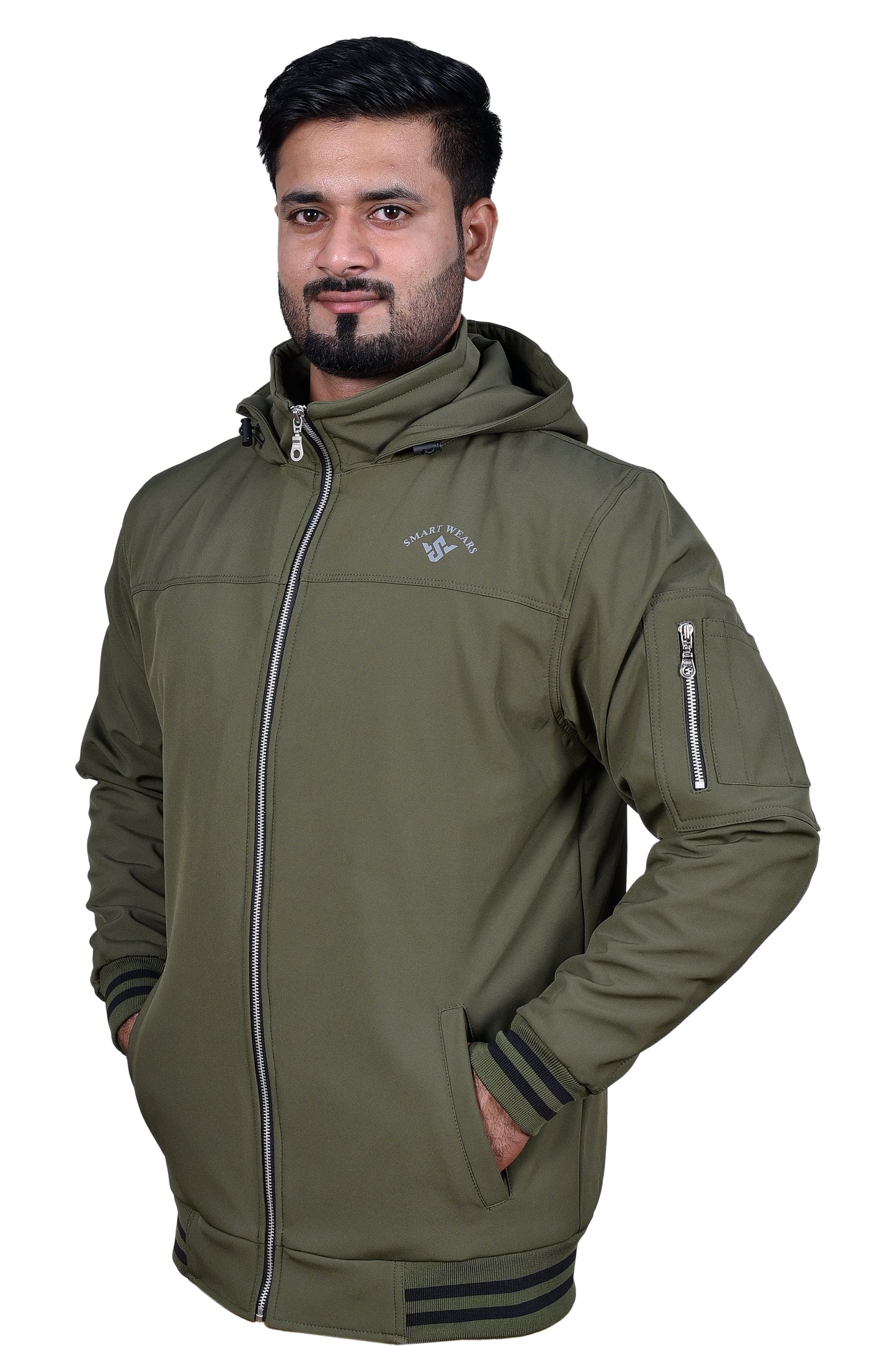 Olive Green Soft Shell Jacket