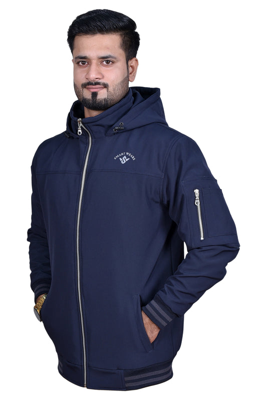 Navy Blue Soft Shell Jacket