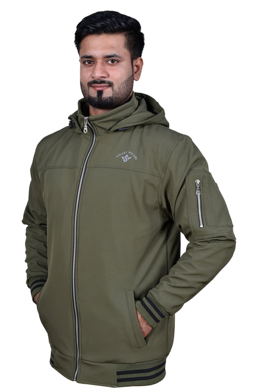 Olive Green Soft Shell Jacket