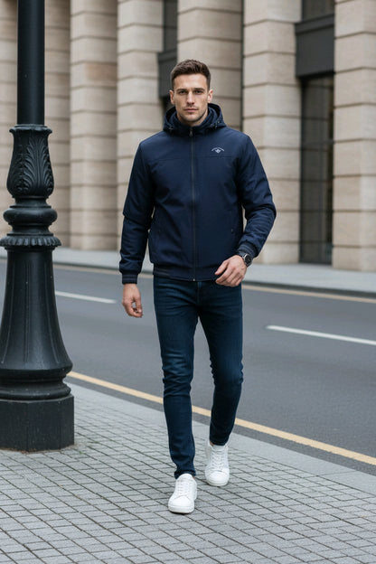 Navy Blue Soft Shell Jacket