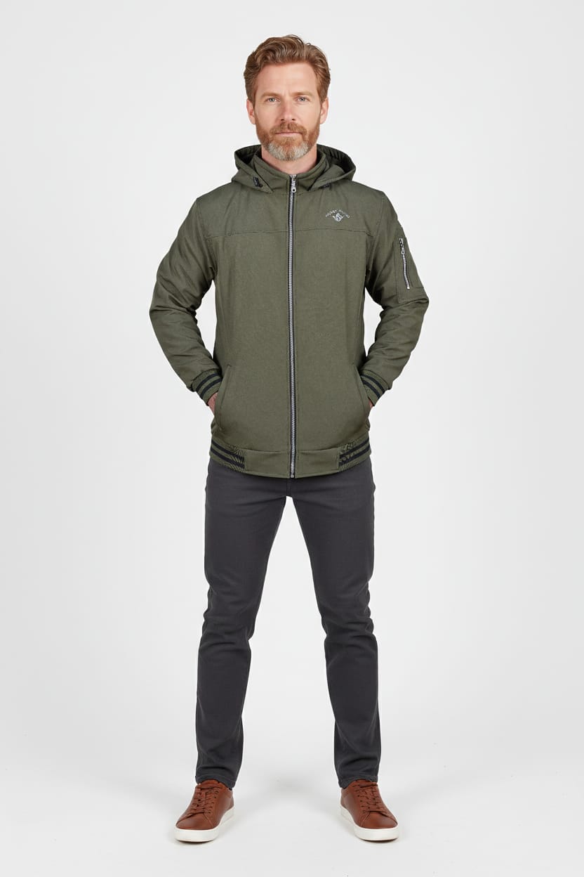 Olive Green Soft Shell Jacket